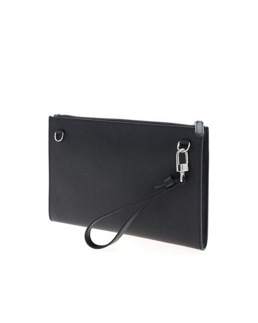 Montblanc Leather Sartorial Clutch Bag in Black for Men - Save 5 