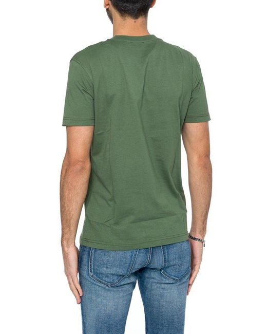 DIESEL Green T-diegor-k72 Crewneck T-shirt for men