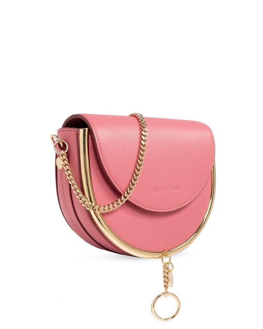 See By Chloé Pink 'mara Evening' Shoulder Bag,