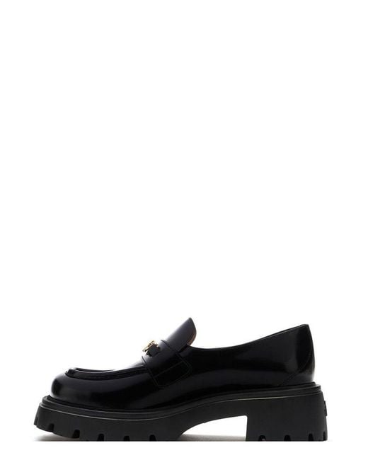 Stuart Weitzman Black Emerson Loafers