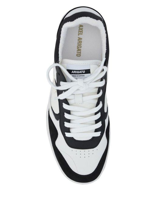 Axel Arigato White Arlo Panelled Lace-up Sneakers for men