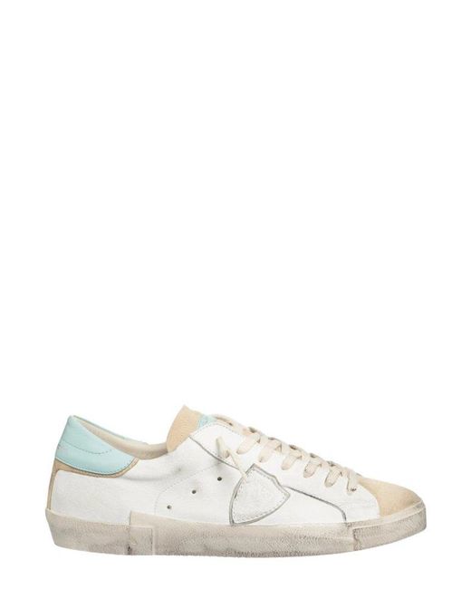 Philippe Model White Prsx Low-Top Sneakers for men