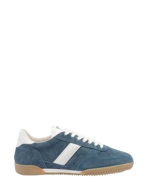 Tom Ford Blue Terence Lace-Up Sneakers for men
