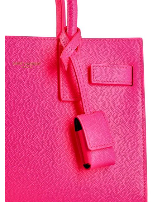 Saint Laurent Pink Sac De Jour Nano Crossbody Bag
