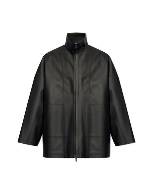 Fear Of God Black High-neck Zipped Jacket for men