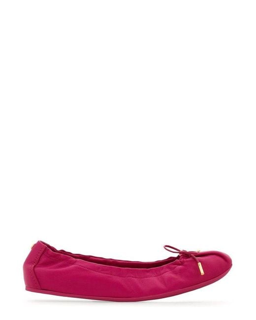 Ferragamo Pink Flat Shoes