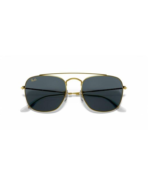 Ray-Ban Metallic Square Frame Sunglasses for men