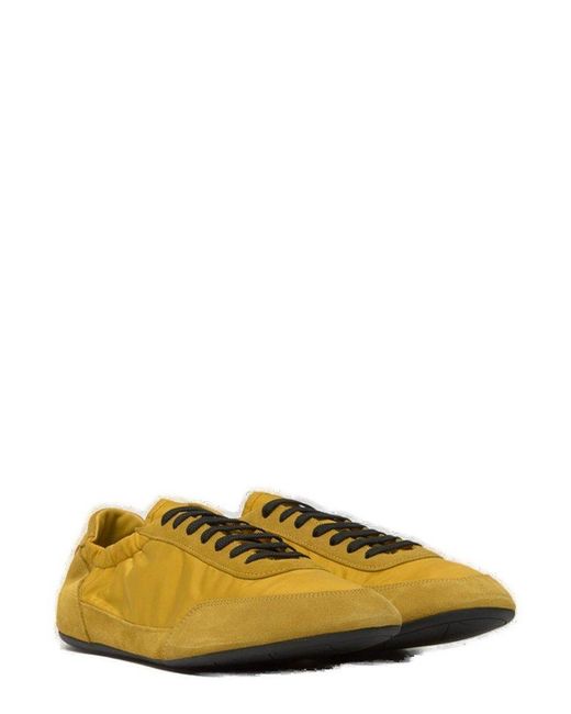 関税なし 送料無料 Re-Nylon And Suede Collapse Sneakers Prada Collapse Re-Nylon and Suede Sneakers with Metal Toecap