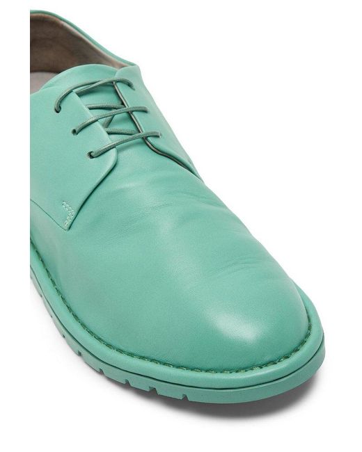 Marsèll Green Derby Cement Lace-up Shoes for men