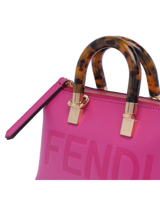 Fendi Pink By The Way Mini Leather Bag
