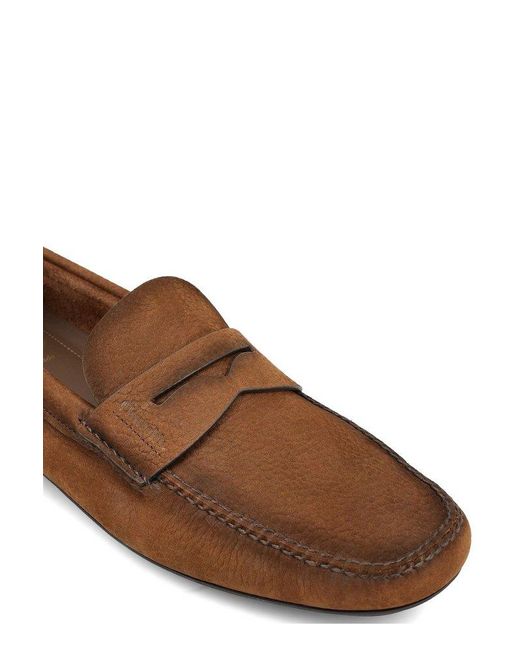 Church's Brown Round-toe Slip-on Loafers for men