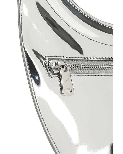 Coperni Metallic Ring Swipe Logo Plaque Shoulder Bag