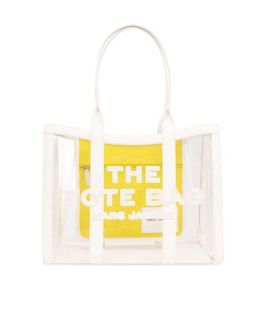 Marc Jacobs White 'the Tote Large' Shopper Bag,