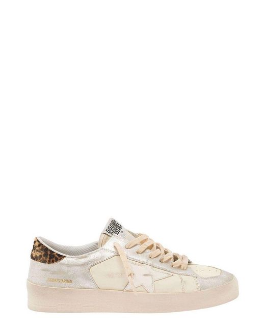 Golden Goose Deluxe Brand White Star Patch Low-top Sneakers for men