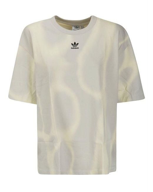 Adidas Originals White Dye Allover Printed T-shirt