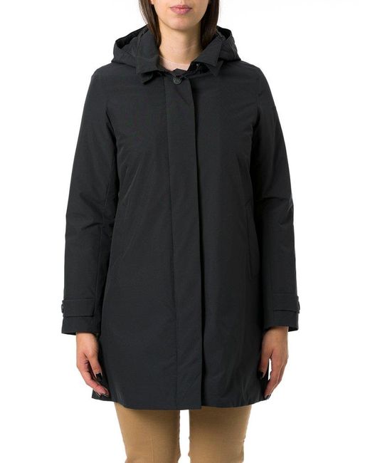 Save The Duck Black Embie Hooded Coat