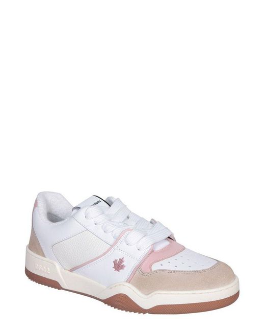 DSquared² White Spiker Sneakers