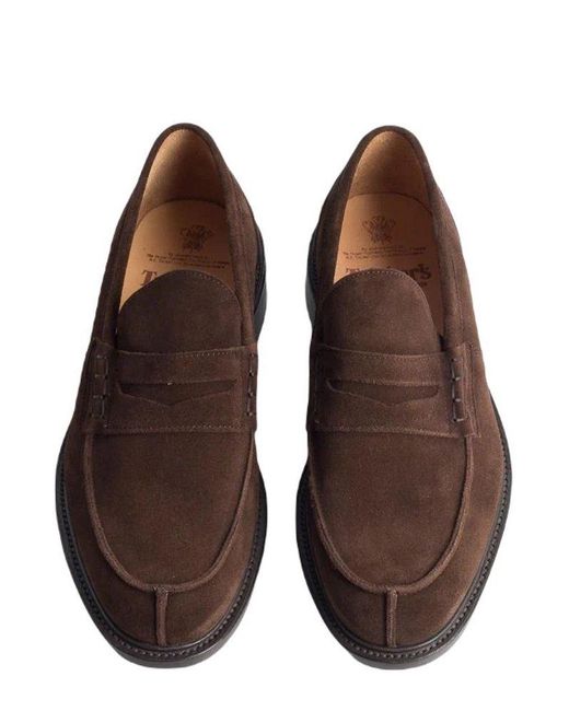 Tricker's Brown James Slip-on Loafers for men