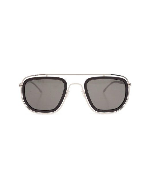 Mykita Gray Ferlo Aviator Frame Sunglasses