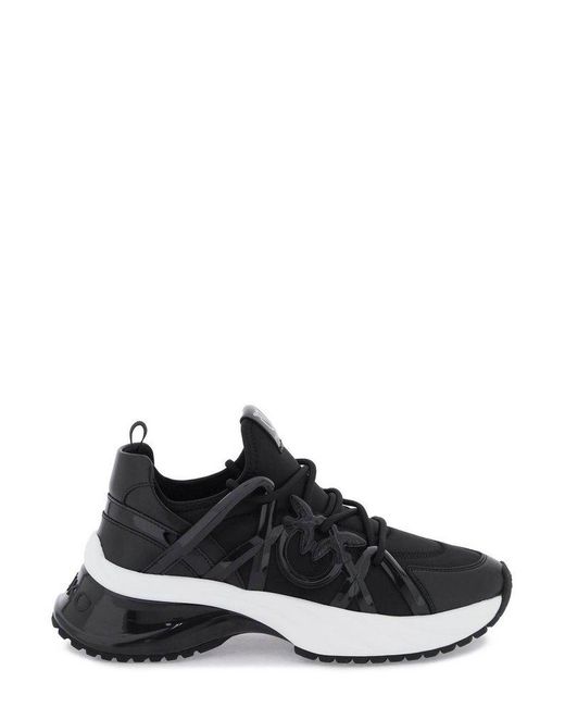 Pinko Black Ariel Lace-up Chunky Sneakers