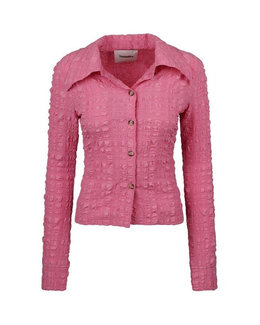 Nanushka Pink Lotte Long Sleeved Shirt