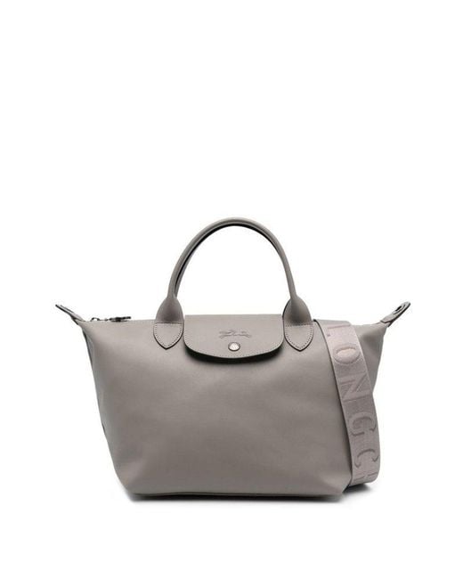 Longchamp Gray Le Pliage Xtra S Top Handle Bag