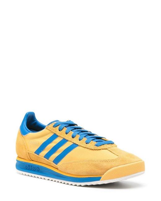 Adidas Originals Blue Sl 72 Rs Suede Sneakers for men