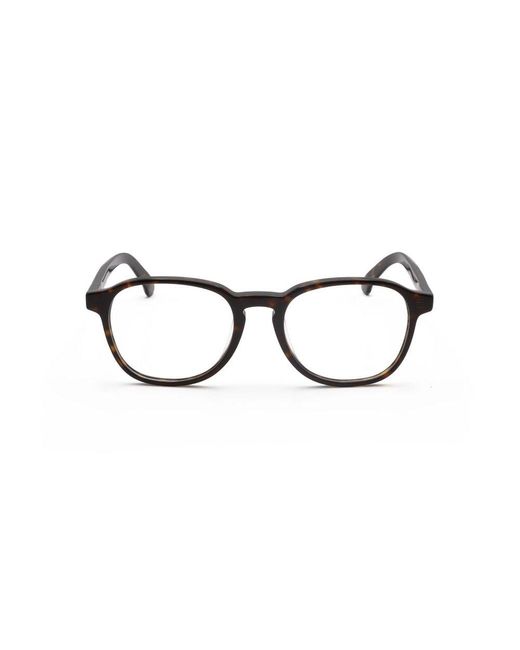 Retrosuperfuture Black Numero 02 Oval-Frame Glasses