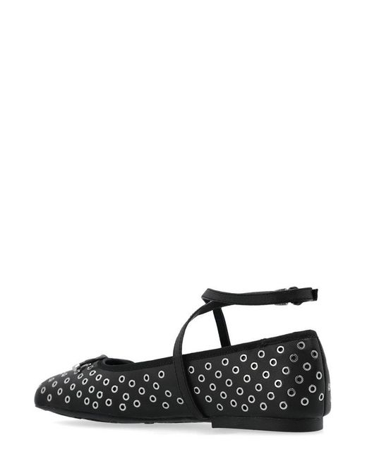 MICHAEL Michael Kors Black Collette Ballet Flats