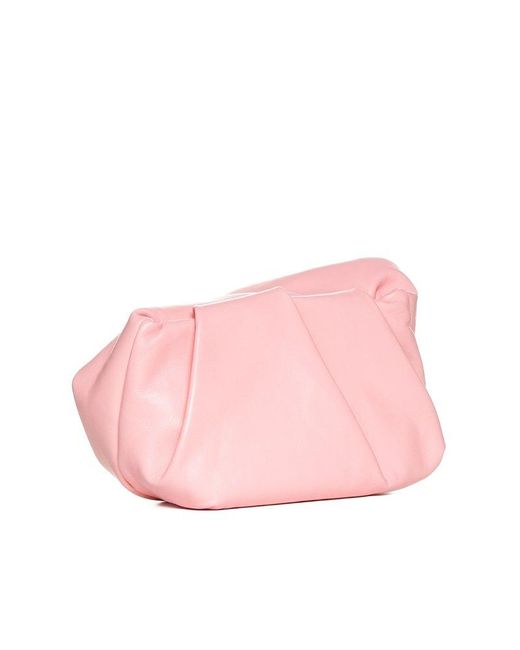 Burberry Pink Rose Nappa Leather Clutch Bag