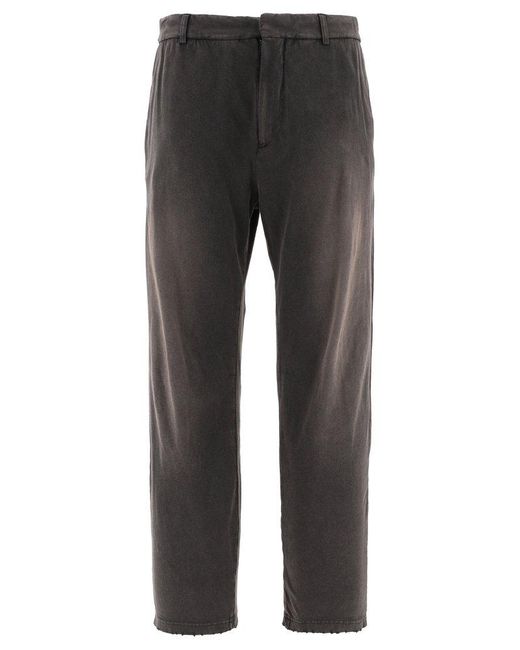 Balenciaga Slim Worn Out Pants in Black for Men | Lyst Canada