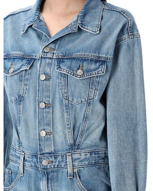 Levi's Blue Denim Jumpsuit