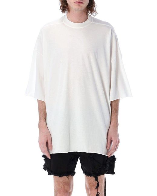 Rick Owens White Tommy T T-Shirt for men