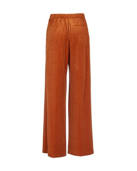 Forte Forte Orange Mid-rise Wide-leg Trousers