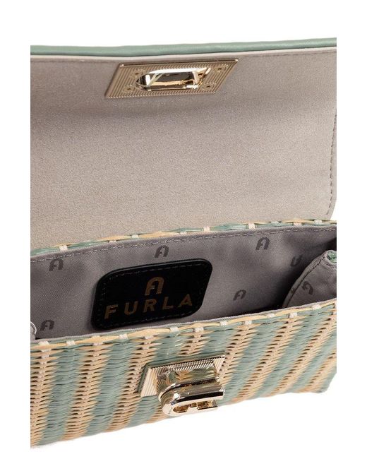 Furla Metallic '1927 Mini' Shoulder Bag,
