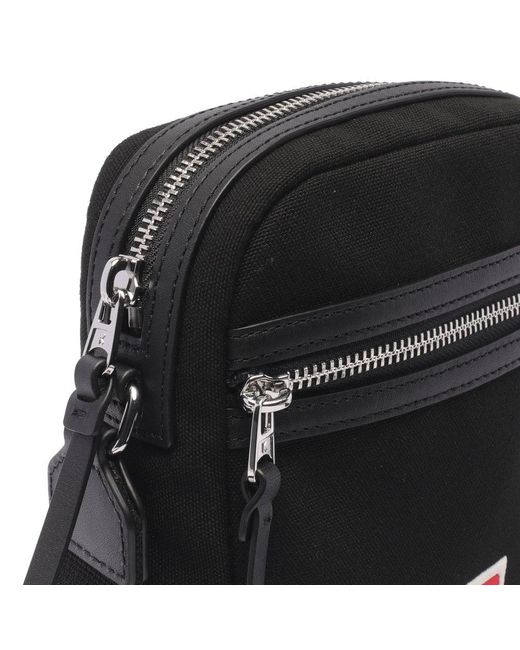 KENZO Black Explore Crossbody Bag for men