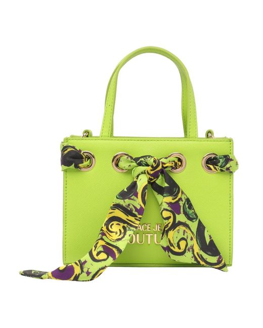 Versace Jeans Yellow Logo Couture Hand Bag