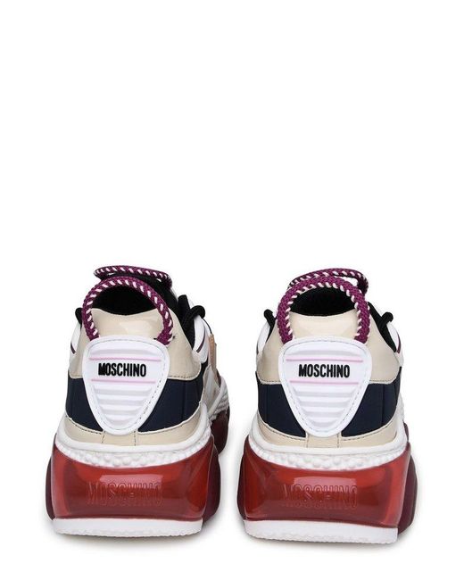 Moschino Teddy Pop Panelled Chunky Sneakers | Lyst UK