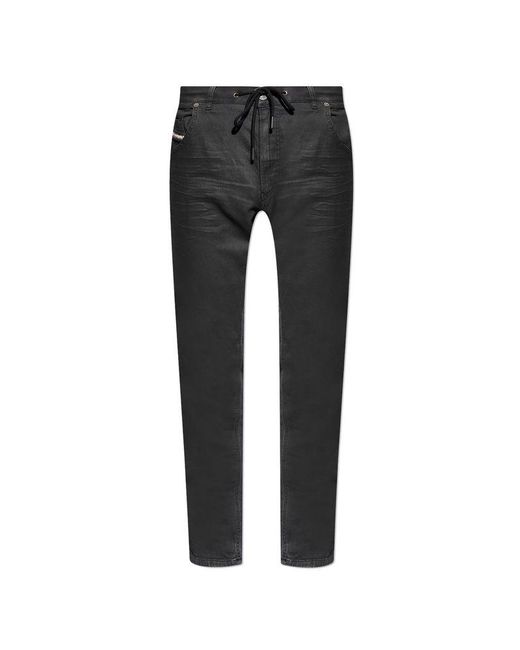 DIESEL Black ‘Krooley-E-Ne’ Jeans for men