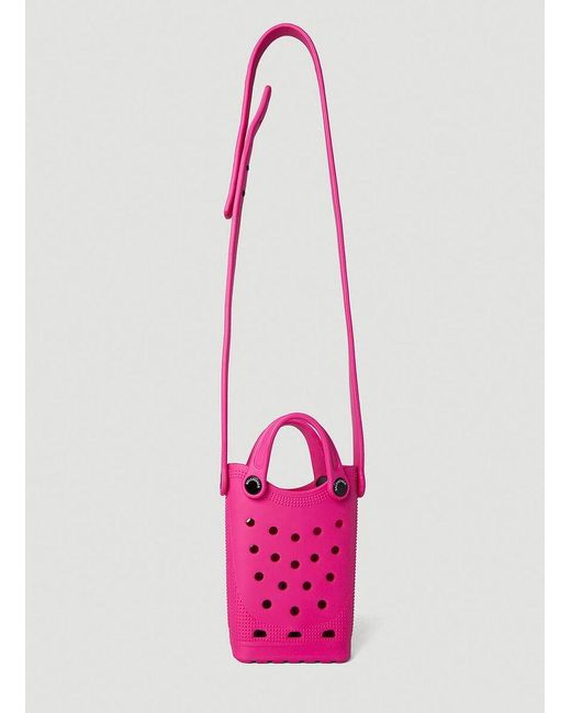 Balenciaga X Crocstm Phone Holder in Pink Lyst