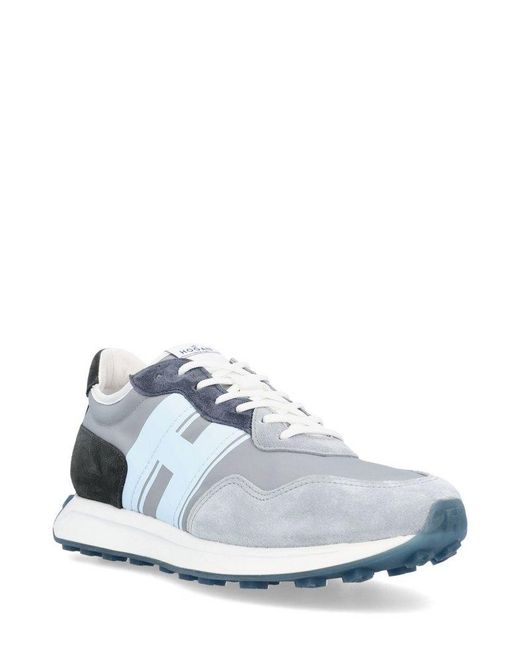 Hogan White H601 Lace-up Sneakers for men