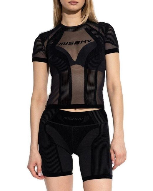 M I S B H V Black Top With Logo