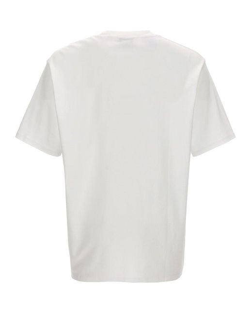 Lanvin White Logo Classic T-Shirt