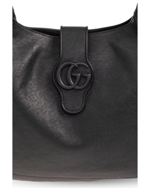 Gucci Black 'aphrodite Large' Shoulder Bag,