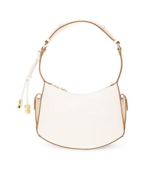 Ganni White ‘Swing’ Shoulder Bag