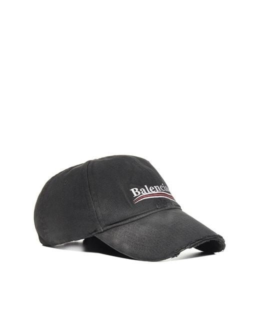 Balenciaga Political Campaign Destroyed Cotton Logo Cap in