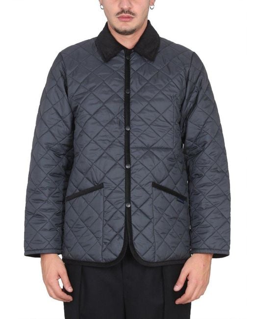 Lavenham Gray Raydon Quilted Jacket for men