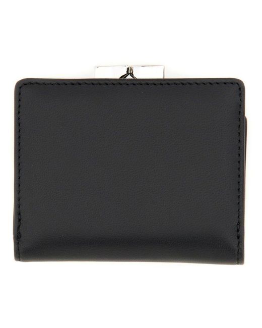 Vivienne Westwood Black Small Frame Wallet