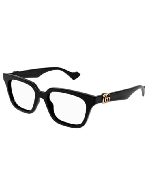 Gucci Black Square Frame Glasses