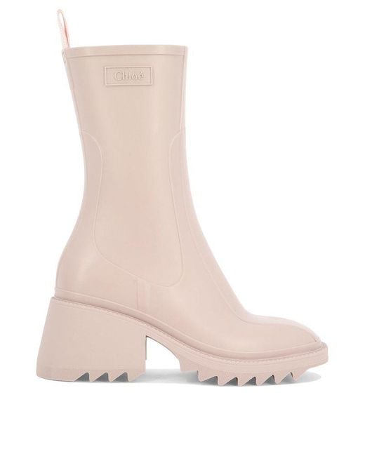 Chloé Pink "betty" Rainboots